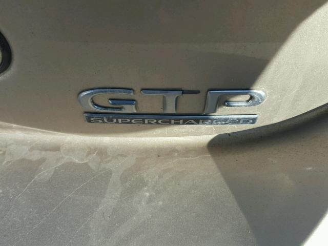 2G2WR524941344258 - 2004 PONTIAC GRAND PRIX GOLD photo 9