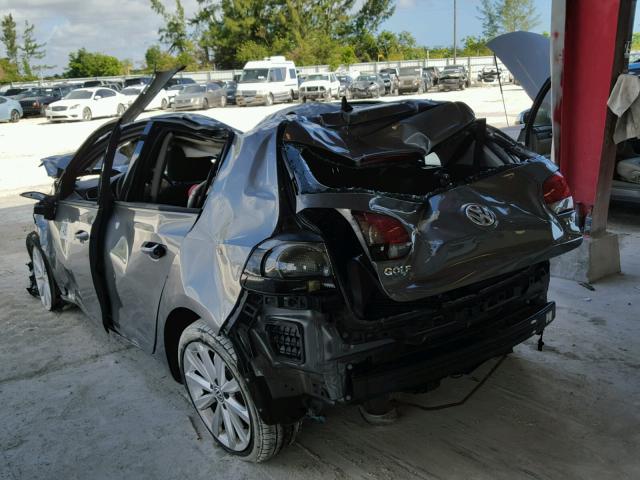 WVWNM7AJ5CW151315 - 2012 VOLKSWAGEN GOLF 石墨色 照片 3