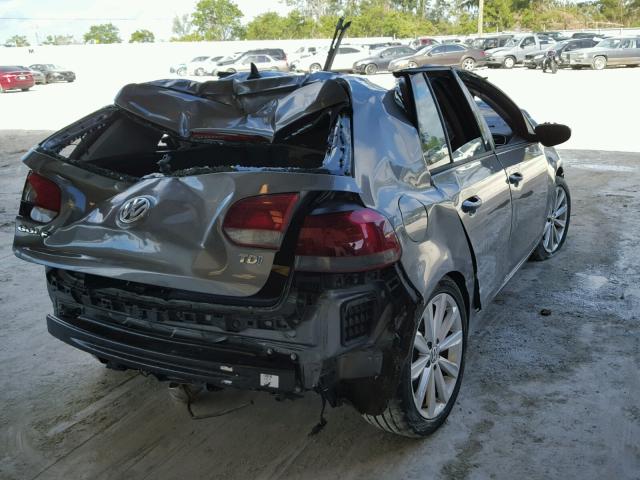 WVWNM7AJ5CW151315 - 2012 VOLKSWAGEN GOLF 石墨色 照片 4