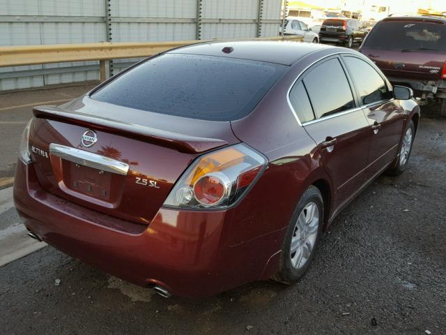 1N4AL2AP9BN403635 - 2011 NISSAN ALTIMA BAS RED photo 4