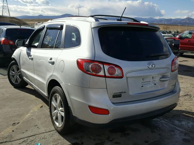 5XYZHDAG5CG169321 - 2012 HYUNDAI SANTA FE S SILVER photo 3