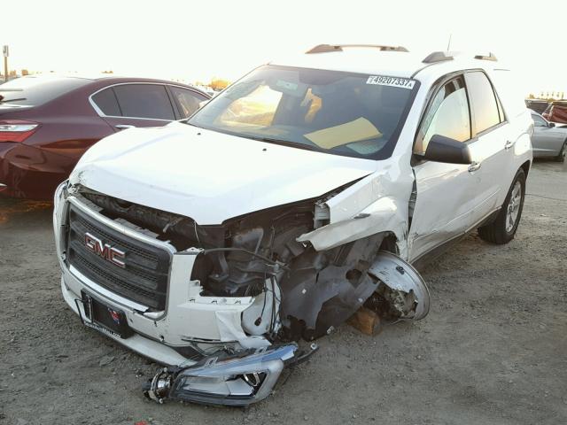 1GKKRNED3EJ315436 - 2014 GMC ACADIA SLE WHITE photo 2