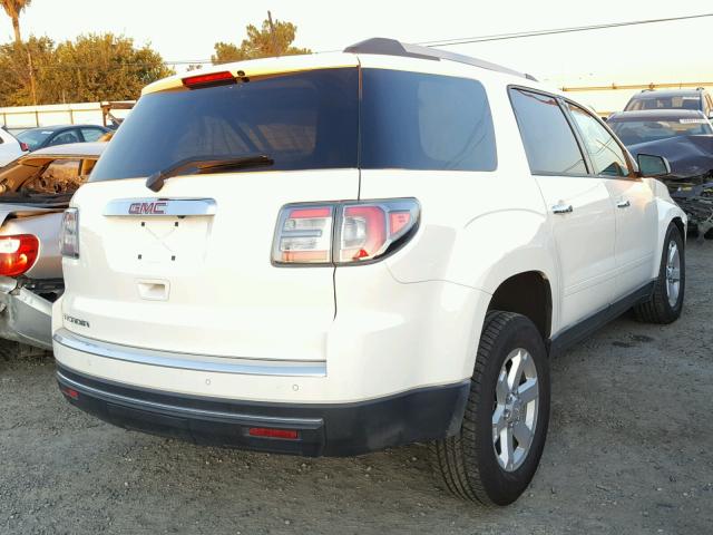 1GKKRNED3EJ315436 - 2014 GMC ACADIA SLE WHITE photo 4