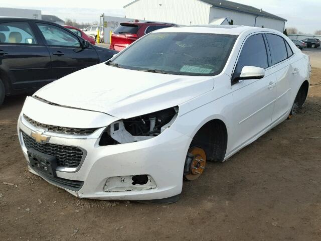 1G11C5SLXFF169540 - 2015 CHEVROLET MALIBU 1LT WHITE photo 2