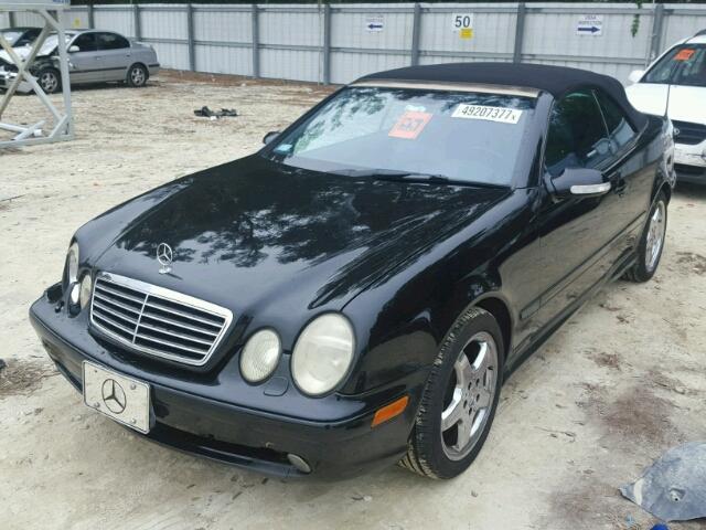 WDBLK70G43T144343 - 2003 MERCEDES-BENZ CLK 430 BLACK photo 2