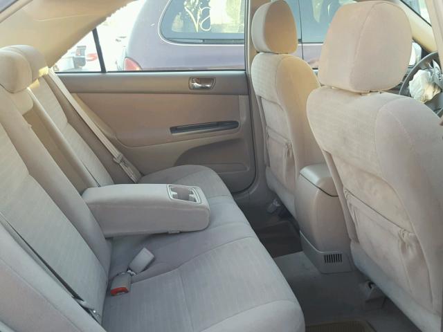 4T1BE32K55U537405 - 2005 TOYOTA CAMRY LE ოქროსფერი ფოტო 6
