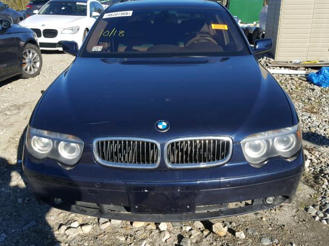 WBAGL63404DP69004 - 2004 BMW 745 I BLUE photo 7