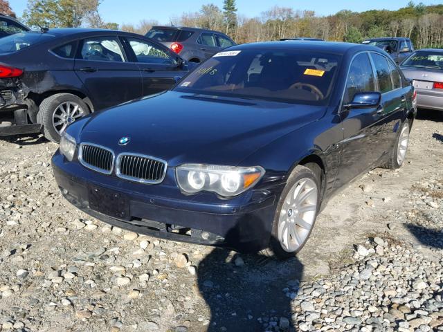 WBAGL63404DP69004 - 2004 BMW 745 I BLUE photo 9