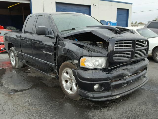 1D7HA18D94S762725 - 2004 DODGE RAM 1500 S BLACK photo 1