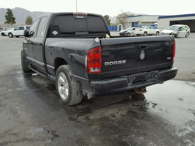 1D7HA18D94S762725 - 2004 DODGE RAM 1500 S BLACK photo 3