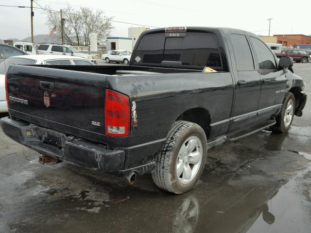 1D7HA18D94S762725 - 2004 DODGE RAM 1500 S BLACK photo 4