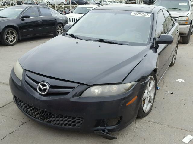 1YVHP80C685M43852 - 2008 MAZDA 6 I BLACK photo 2