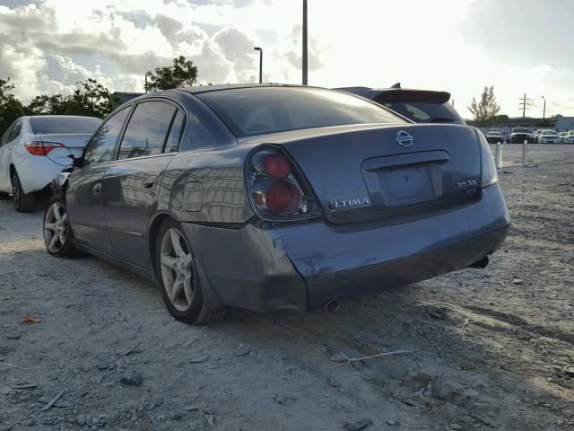 1N4BL11D16C203628 - 2006 NISSAN ALTIMA SE GRAY photo 3