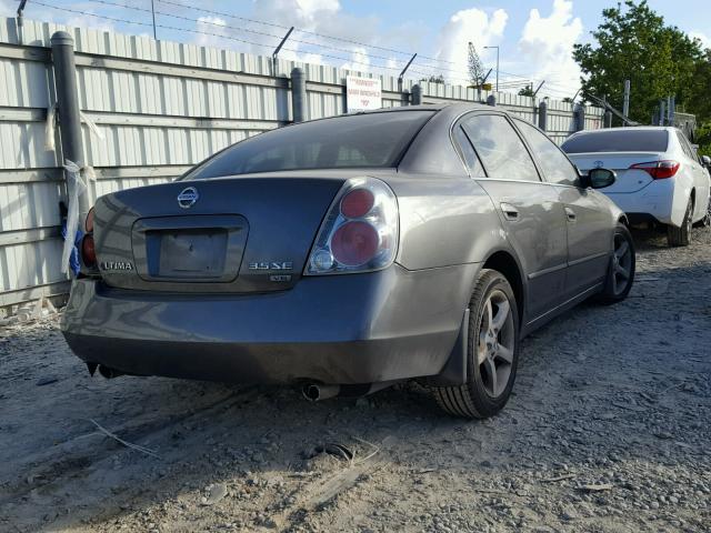 1N4BL11D16C203628 - 2006 NISSAN ALTIMA SE GRAY photo 4