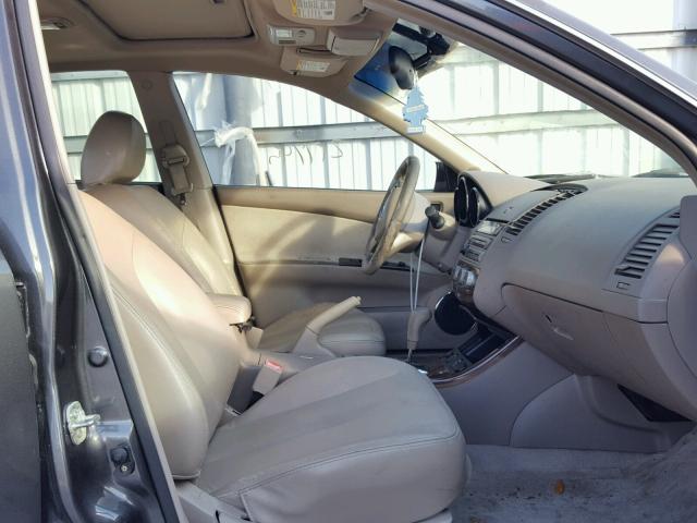 1N4BL11D16C203628 - 2006 NISSAN ALTIMA SE GRAY photo 5