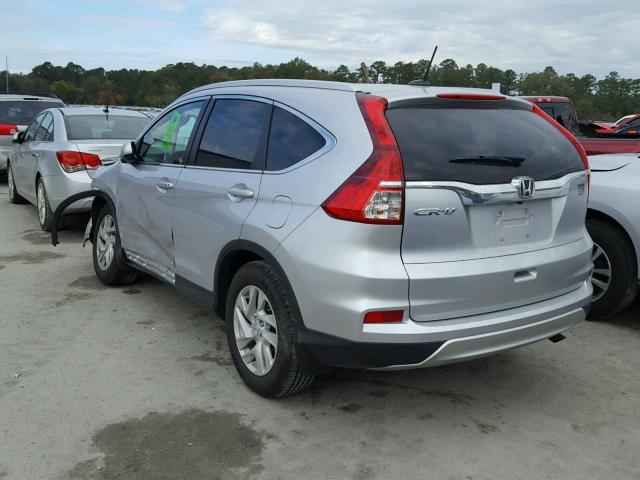 2HKRM3H72FH529248 - 2015 HONDA CR-V EXL SILVER photo 3