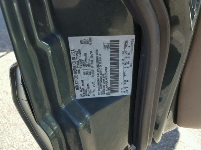 5LMPU28A6XLJ26389 - 1999 LINCOLN NAVIGATOR Zielony zdjęcie 10