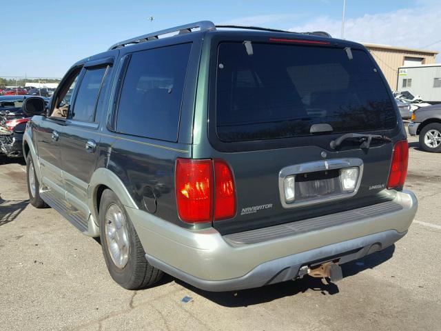 5LMPU28A6XLJ26389 - 1999 LINCOLN NAVIGATOR Zielony zdjęcie 3