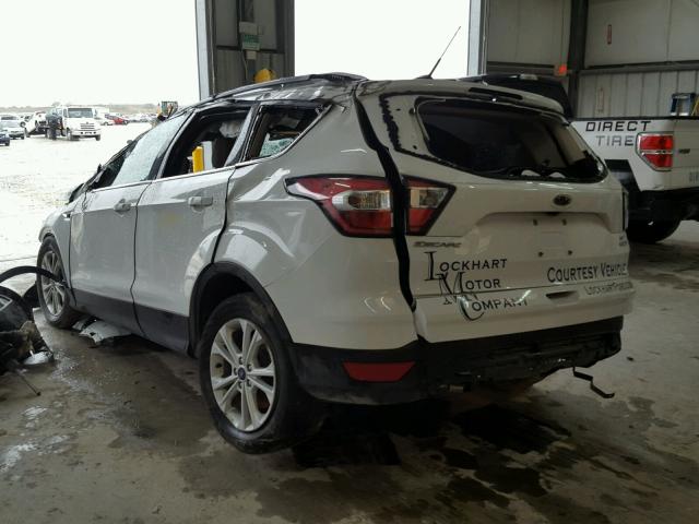 1FMCU9G93HUA25680 - 2017 FORD ESCAPE SE WHITE photo 3