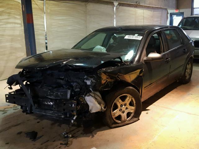 1G1ZU64864F233598 - 2004 CHEVROLET MALIBU MAX BLACK photo 2