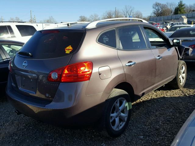 JN8AS5MT4AW028175 - 2010 NISSAN ROGUE S GRAY photo 4