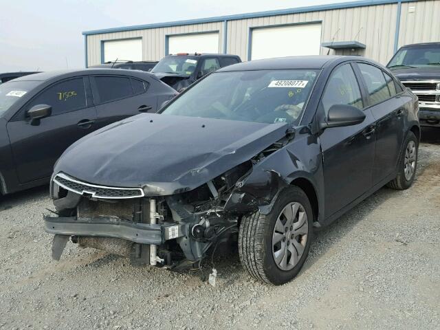 1G1PA5SG4E7453256 - 2014 CHEVROLET CRUZE LS BLACK photo 2