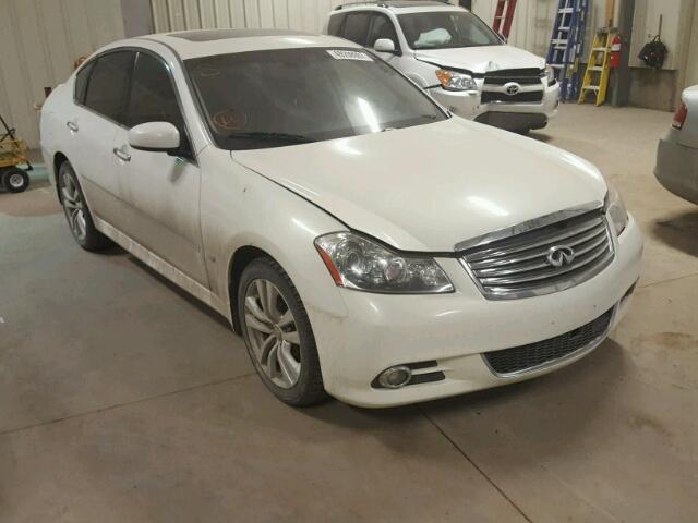 JNKBY01F28M550999 - 2008 INFINITI M45 WHITE photo 1