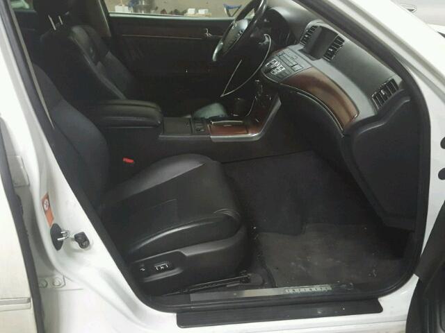 JNKBY01F28M550999 - 2008 INFINITI M45 WHITE photo 5