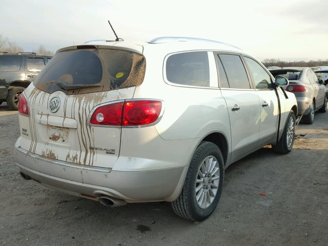 5GAKVBED5BJ325341 - 2011 BUICK ENCLAVE CX WHITE photo 4