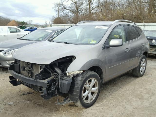 JN8AS58V39W177961 - 2009 NISSAN ROGUE S GRAY photo 2