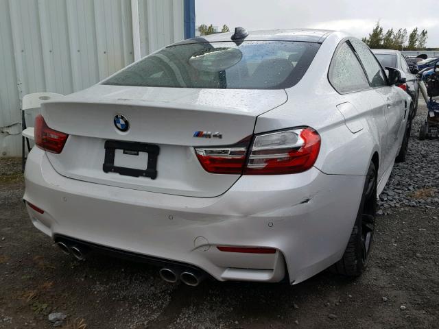 WBS3R9C55FK329524 - 2015 BMW M4 WHITE photo 4