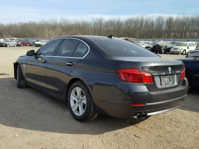 WBAXH5C51CDW06087 - 2012 BMW 528 XI BLACK photo 3