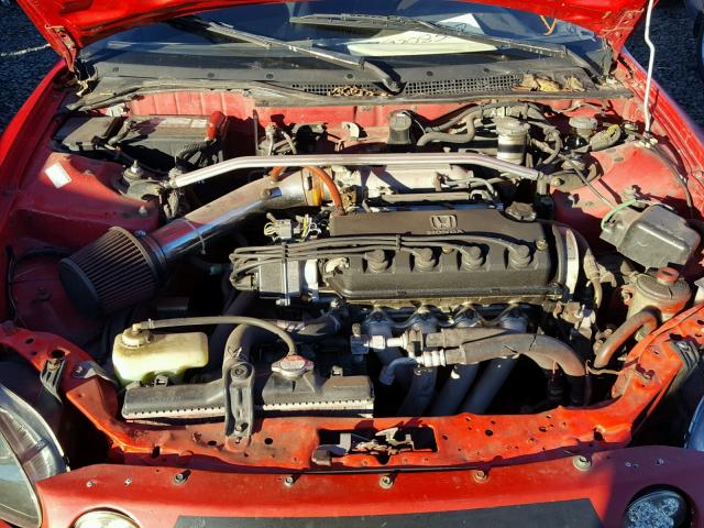 JHMEH6160PS007841 - 1993 HONDA CIVIC DEL RED photo 7