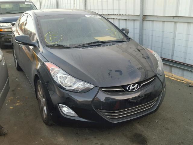 KMHDH4AE2DU693997 - 2013 HYUNDAI ELANTRA GL BLACK photo 1