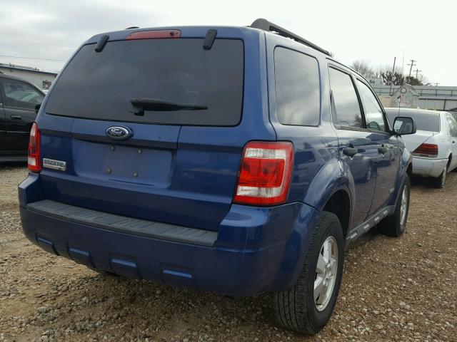 1FMCU03138KB36320 - 2008 FORD ESCAPE XLT BLUE photo 4