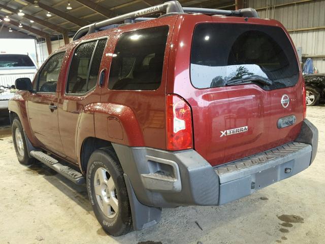 5N1AN08U18C503801 - 2008 NISSAN XTERRA OFF RED photo 3