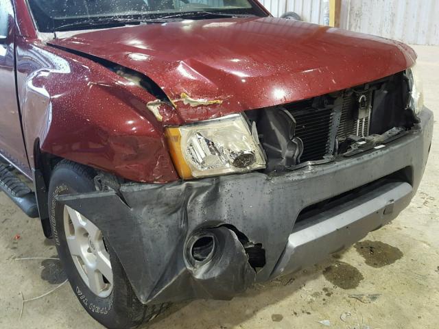 5N1AN08U18C503801 - 2008 NISSAN XTERRA OFF RED photo 9