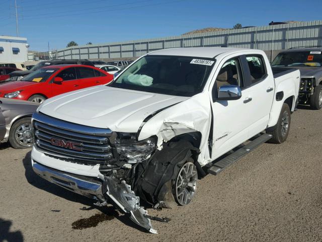 1GTG6DEN8H1307057 - 2017 GMC CANYON SLT WHITE photo 2