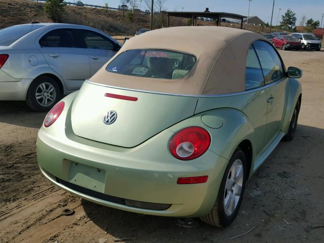 3VWRF31Y87M402008 - 2007 VOLKSWAGEN NEW BEETLE 绿色 照片 4