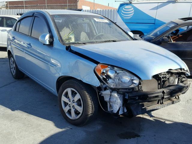 KMHCN46C99U367472 - 2009 HYUNDAI ACCENT GLS BLUE photo 1