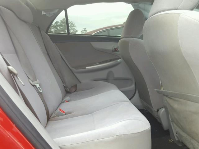 JTDBU4EEXB9123523 - 2011 TOYOTA COROLLA BA RED photo 6