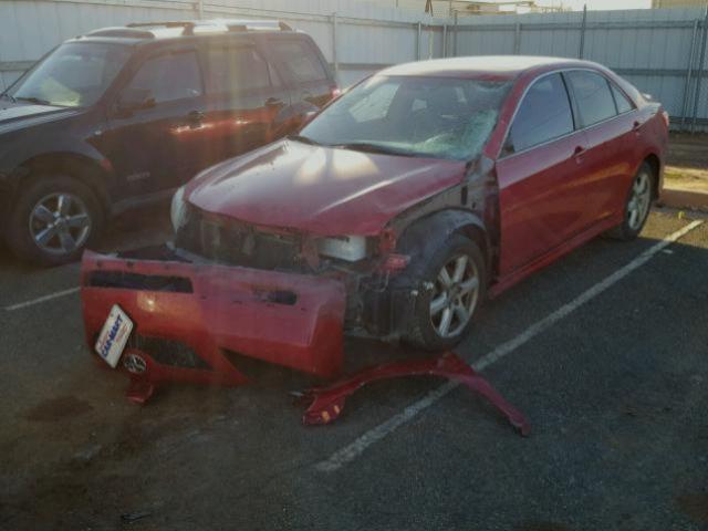 4T1BK46K69U078089 - 2009 TOYOTA CAMRY SE RED photo 2