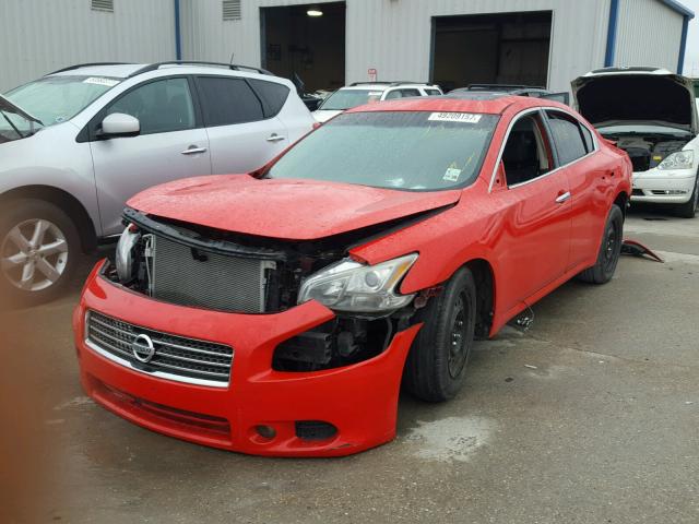 1N4AA51EX9C810150 - 2009 NISSAN MAXIMA S RED photo 2