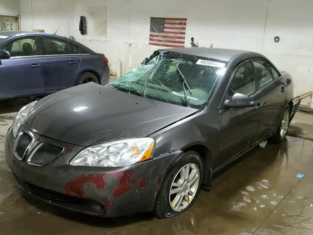 1G2ZF55B264193027 - 2006 PONTIAC G6 SE GRAY photo 2