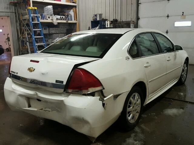 2G1WT57NX91219932 - 2009 CHEVROLET IMPALA 1LT WHITE photo 4