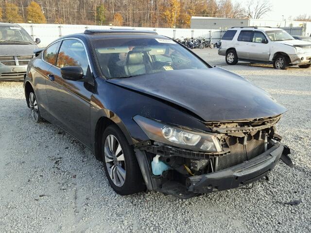 1HGCS12838A000629 - 2008 HONDA ACCORD EXL BLACK photo 1