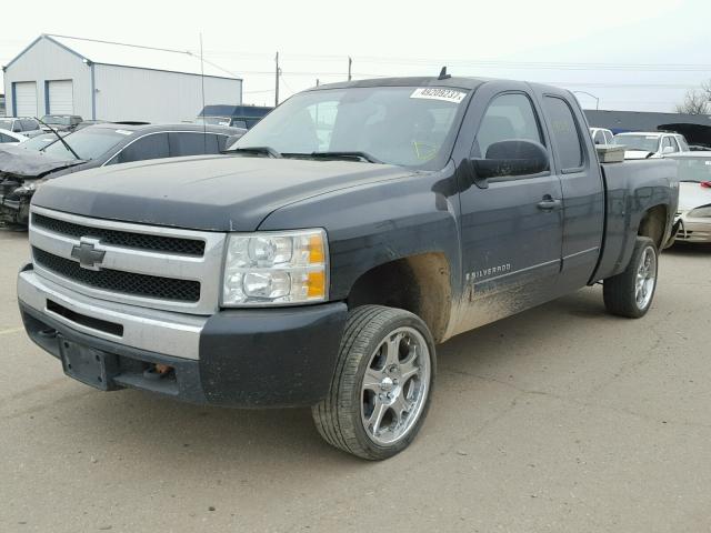 1GCEK19049Z214300 - 2009 CHEVROLET SILVERADO BLACK photo 2