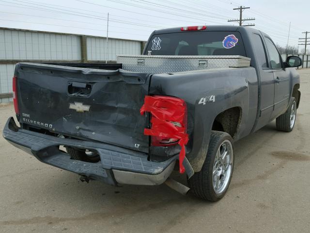 1GCEK19049Z214300 - 2009 CHEVROLET SILVERADO BLACK photo 4