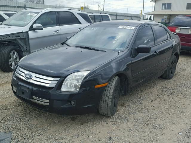 3FAHP07ZX7R172541 - 2007 FORD FUSION SE BLACK photo 2