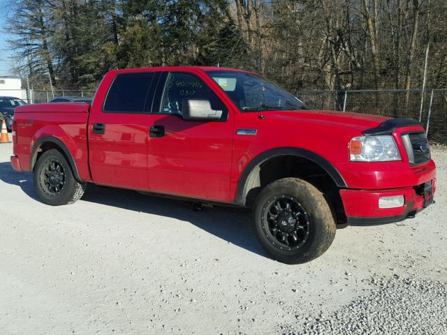 1FTPW14584KC39427 - 2004 FORD F150 SUPER RED photo 1